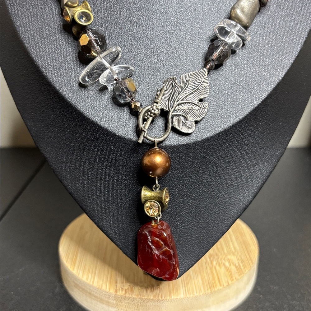 Gemstone Beaded Handcrafted Boho Southwestern Nec… - image 2